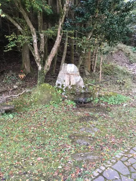 遠賀川源流の水汲み場