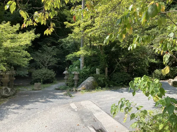 飯盛文殊堂手前の写真