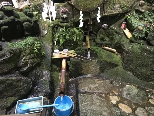 水汲み場の拡大写真