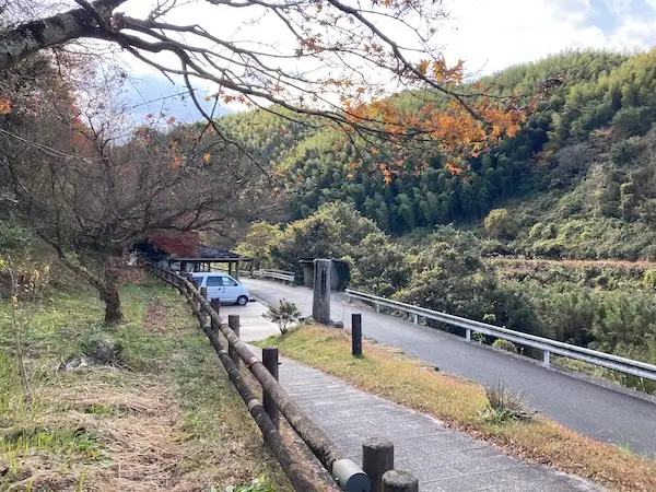 湧き水の場所の写真