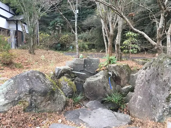 仙人田の水取水口の写真