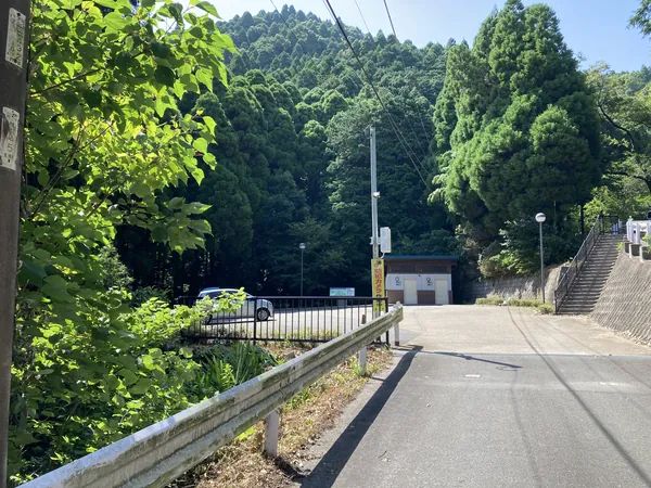 基肄城水門跡駐車場の写真