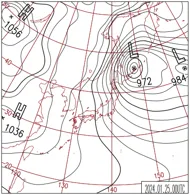 地上天気図