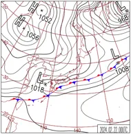 地上天気図