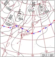 地上天気図