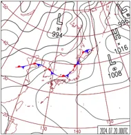 地上天気図
