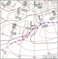 地上天気図