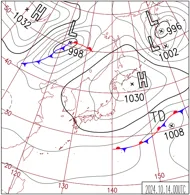 地上天気図