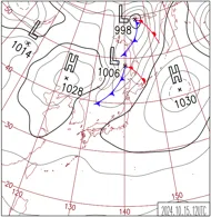 地上天気図