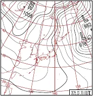 地上天気図