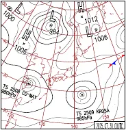 地上天気図
