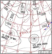 地上天気図