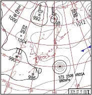地上天気図