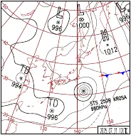 地上天気図