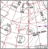 地上天気図