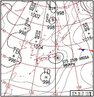 地上天気図
