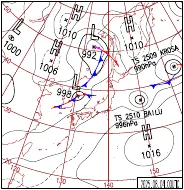 地上天気図