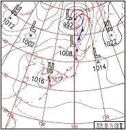 地上天気図