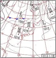 地上天気図