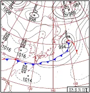 地上天気図