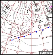 地上天気図