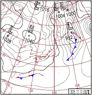 地上天気図
