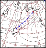 地上天気図