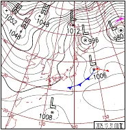 地上天気図