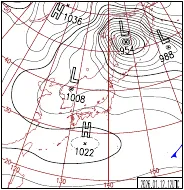 地上天気図
