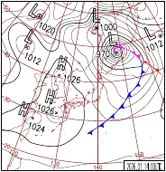 地上天気図
