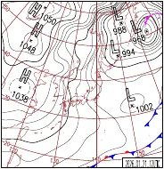 地上天気図