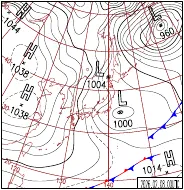 地上天気図