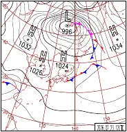地上天気図