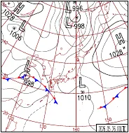 5月26日9時の地上天気図