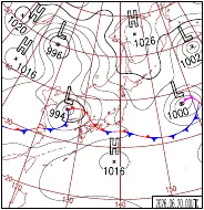 6月20日9時の地上天気図